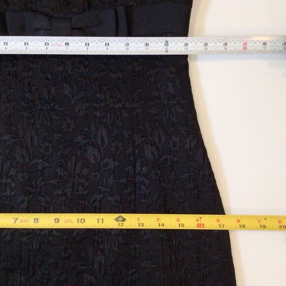 NANETTE LEPORE Vintage Sleeveless Brocade Empire Waist Midi Sheath Dress - Picture 6 of 7